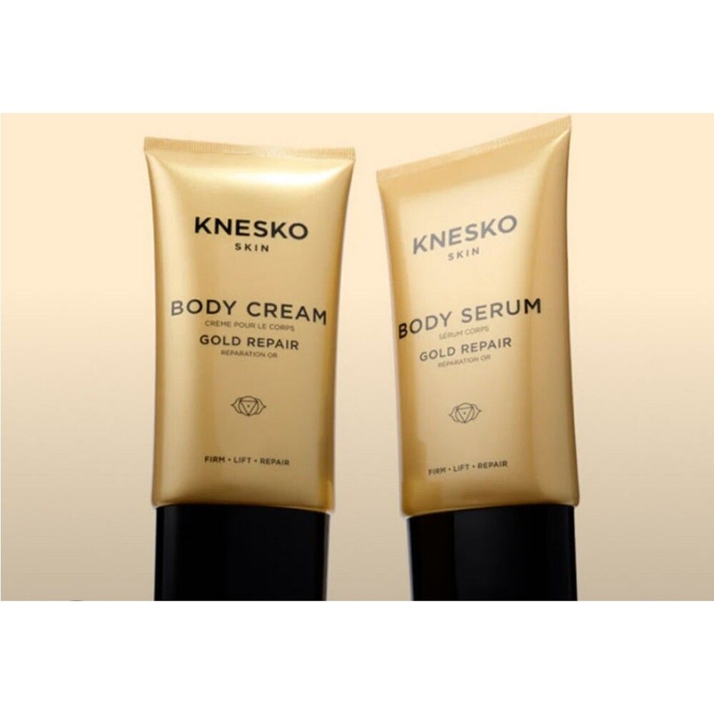 KNESKO GOLD REPAIR BODY SERUM & CREAM 30 ML EA NWOB